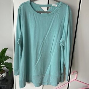 Ideology Athletic Long Sleeve Tshirt Lace Up Back